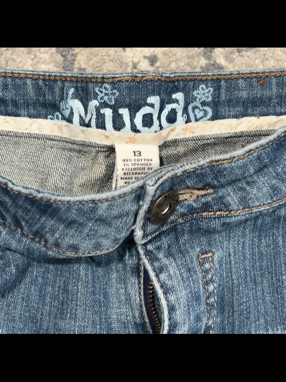Vtg Women’s Mudd denim jeans low-rise fit and classic Y2K styling Bootcut sz 13 - Picture 4 of 8